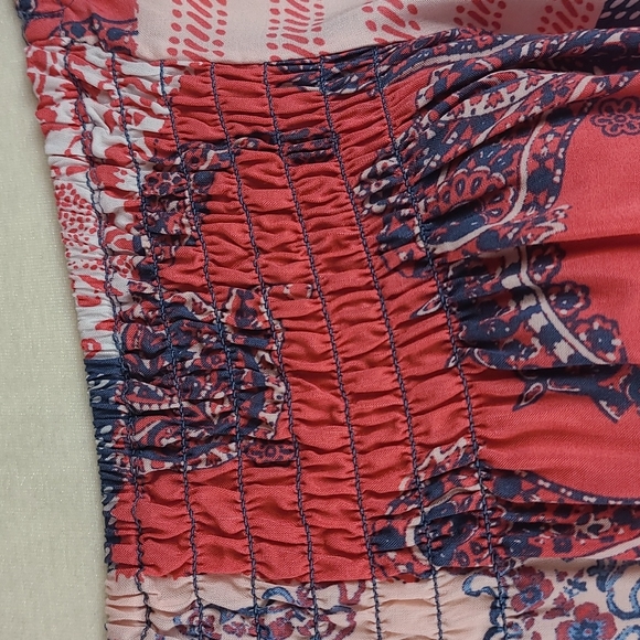 Est. 1946 Boho Patchwork On or Off Shoulder Blouse - Picture 8 of 12